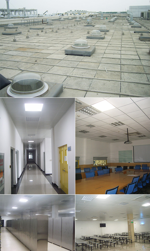 陽(yáng)光照明走廊通道、會(huì)議室、儲(chǔ)存室、食堂應(yīng)用