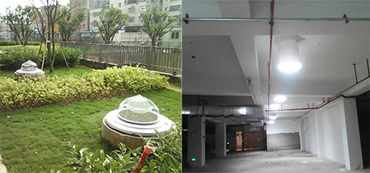 陽(yáng)光照明應(yīng)用車(chē)庫(kù)案例