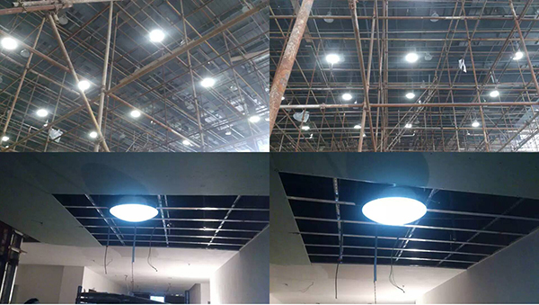 霧天下，光導(dǎo)照明室內(nèi)照明效果