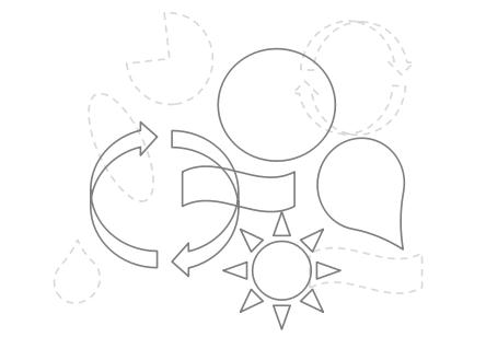 陽光、循環(huán)、綠色、科技因素構(gòu)成正能量科技新LOGO圖形聯(lián)想