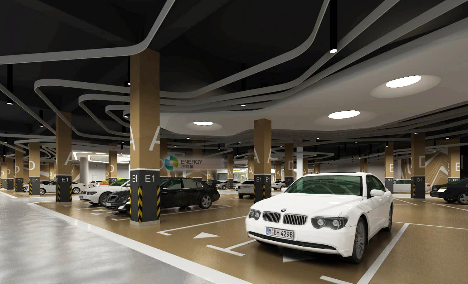 合肥王下份地下公共停車場(chǎng)——無(wú)電照明系統(tǒng)應(yīng)用